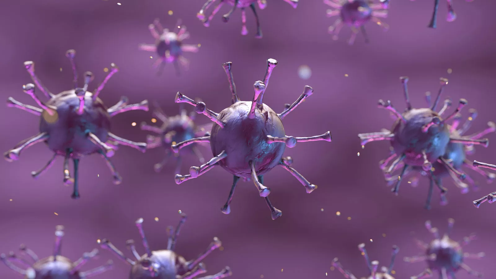 Corona Virus with Spike Protein