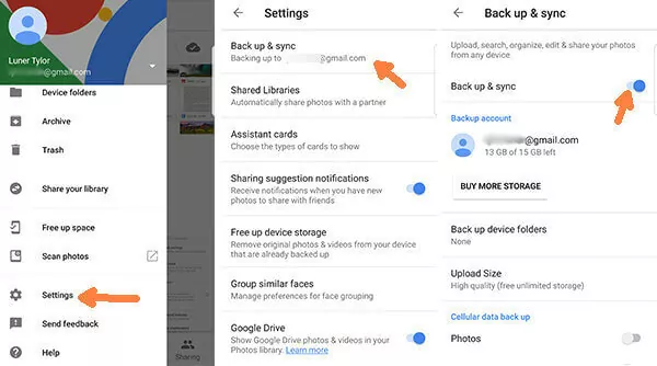 Google Photos Backup