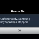 Samsung keyboard has stopped