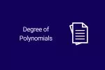 Degree Of A Polynomial