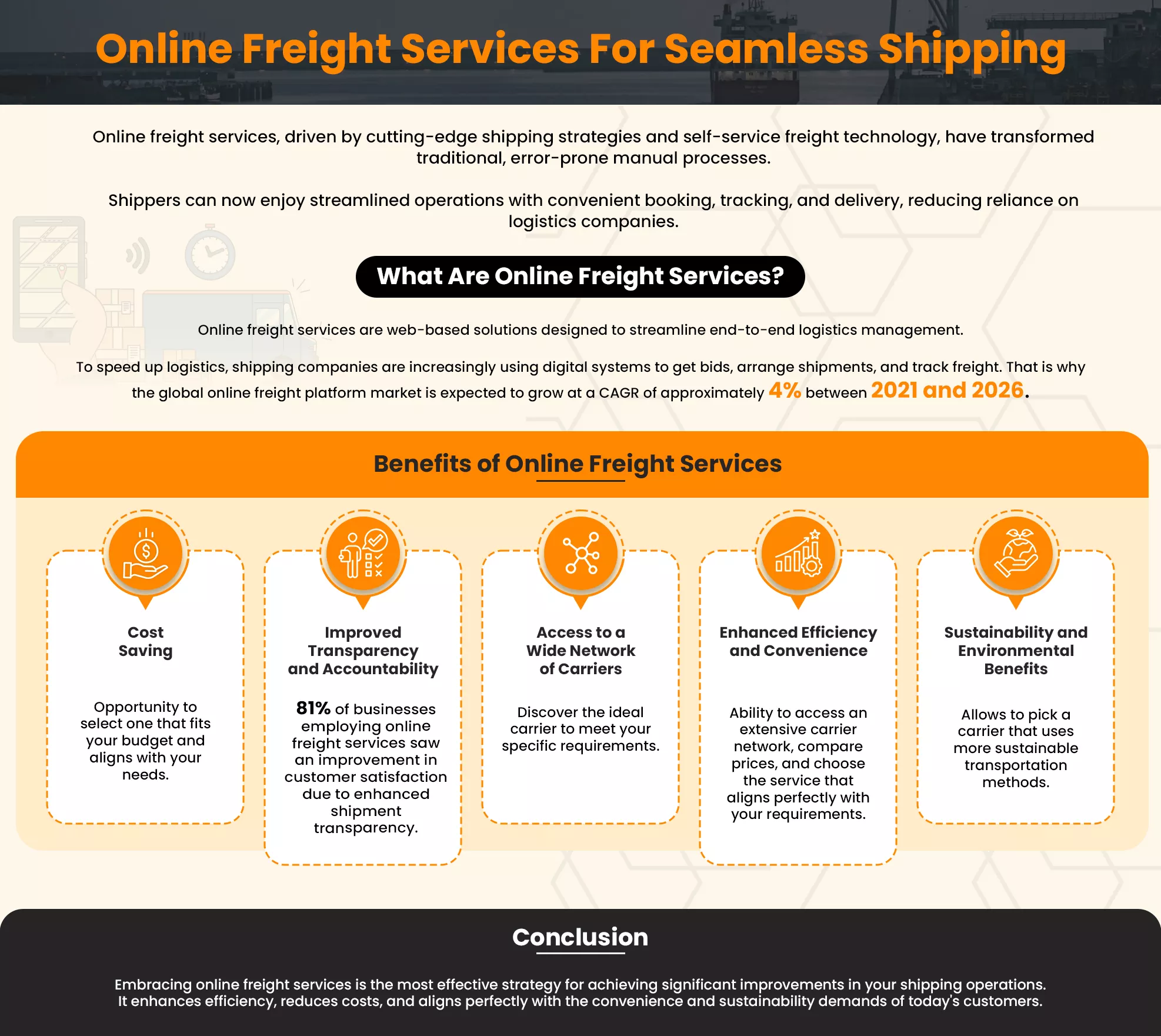 Online Freight Services For Seamless Shipping